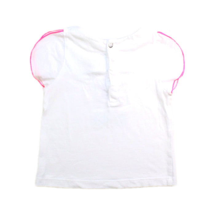A White Short Sleeve Tops from Jacadi in size 18-24M for girl. (Back View)