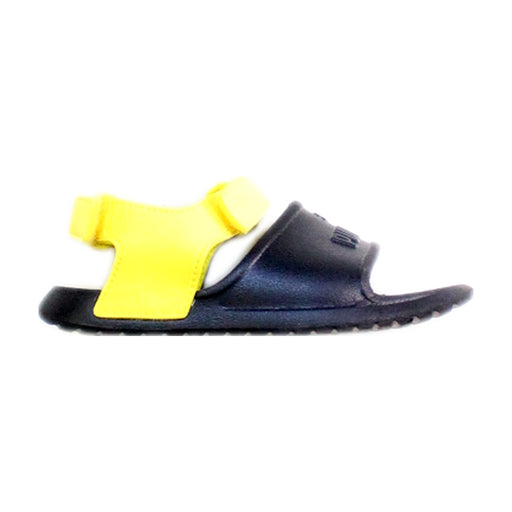 A Black Sandals from Puma in size 4T for boy. (Front View)
