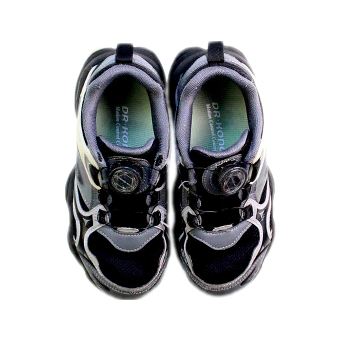A Black Sneakers from Dr. Kong in size 6T for boy. (Back View)