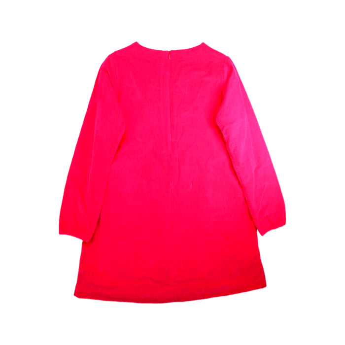 A Red Long Sleeve Dresses from Jacadi in size 12Y for girl. (Back View)