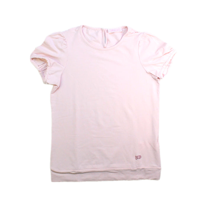 A Pink Short Sleeve Tops from Nicholas & Bears in size 12Y for girl. (Front View)