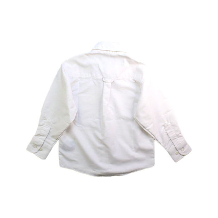 A White Long Sleeve Shirts from Nautica in size 4T for boy. (Back View)