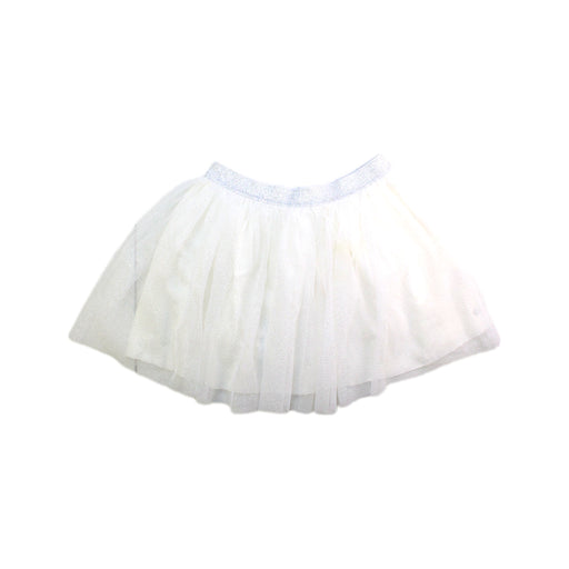 A White Tulle Skirts from Petit Bateau in size 8Y for girl. (Front View)