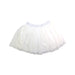 A White Tulle Skirts from Petit Bateau in size 8Y for girl. (Back View)