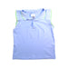 A Blue Sleeveless Polos from Jacadi in size 8Y for girl. (Front View)