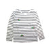A White Long Sleeve T Shirts from Graniph in size 12Y for boy. (Front View)