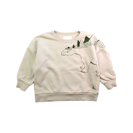 A Beige Crewneck Sweatshirts from Konges Sløjd in size 12-18M for boy. (Front View)