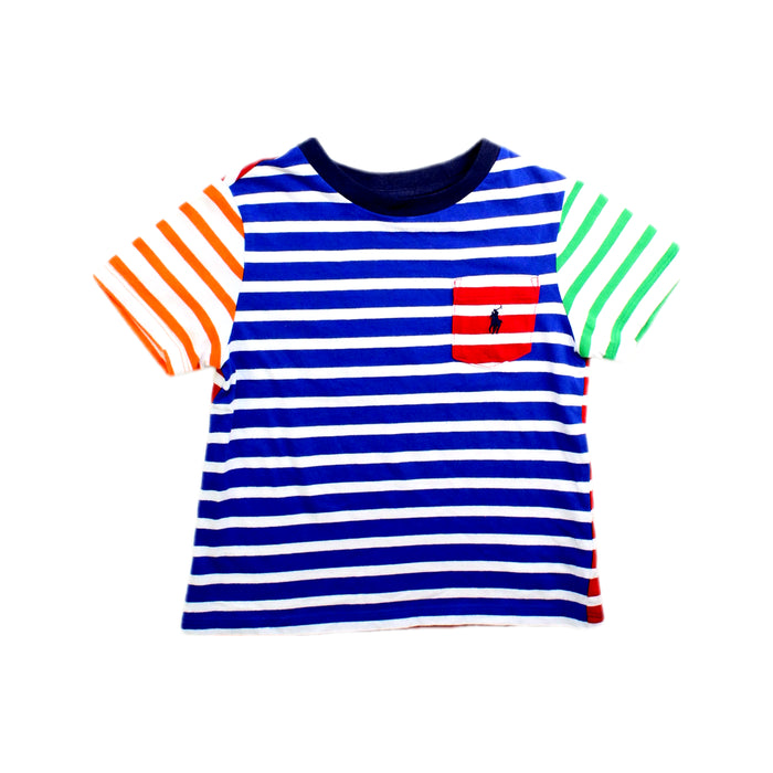 A Multicolour Short Sleeve T Shirts from Ralph Lauren in size 18-24M for neutral. (Front View)