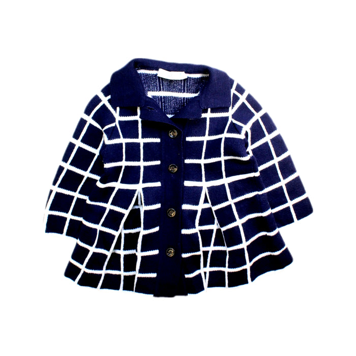 A Navy Lightweight Jackets from Dior in size 12-18M for girl. (Front View)