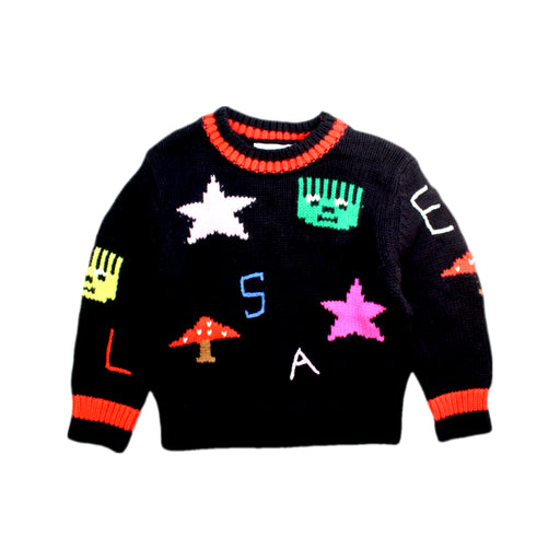 A Black Knit Sweaters from Stella McCartney in size 3T for girl. (Front View)