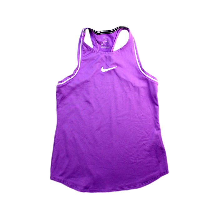 A Purple Active Tops from Nike in size 8Y for girl. (Front View)