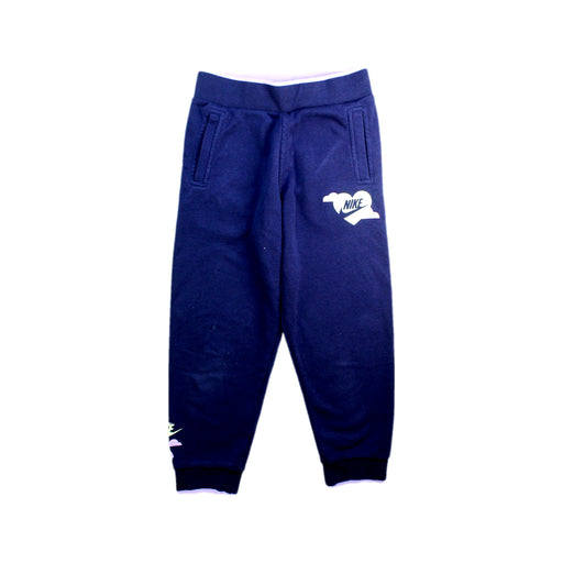 A Navy Sweatpants from Nike in size 6T for girl. (Front View)