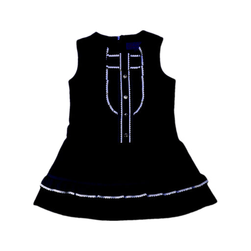 A Navy Sleeveless Dresses from Nicholas & Bears in size 6-12M for girl. (Front View)