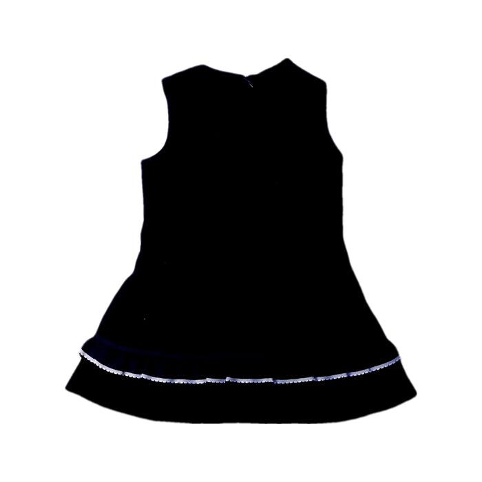 A Navy Sleeveless Dresses from Nicholas & Bears in size 6-12M for girl. (Back View)