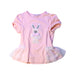 A Pink Short Sleeve Tops from Nicholas & Bears in size 2T for girl. (Front View)