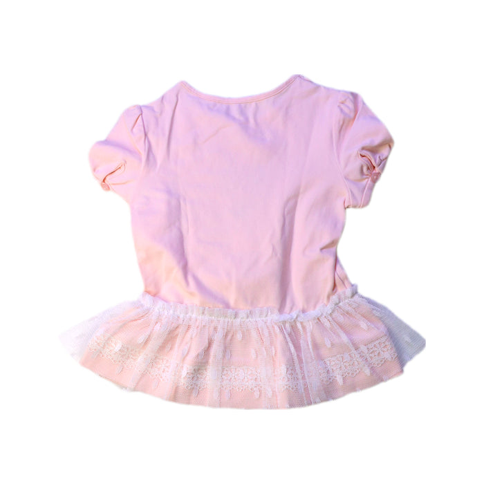 A Pink Short Sleeve Tops from Nicholas & Bears in size 2T for girl. (Back View)