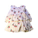 A White Long Sleeve Dresses from Konges Sløjd in size 5T for girl. (Front View)