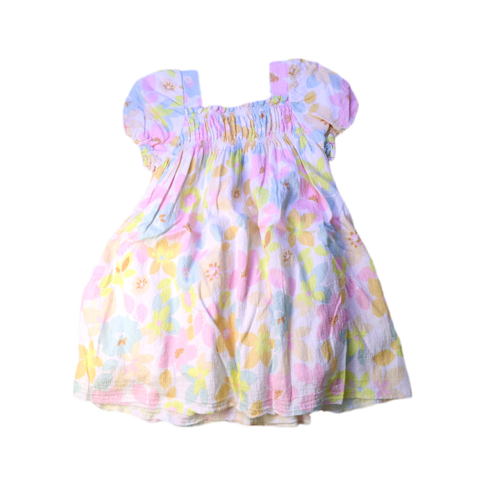 A Multicolour Short Sleeve Dresses from Paz Rodriguez in size 8Y for girl. (Back View)