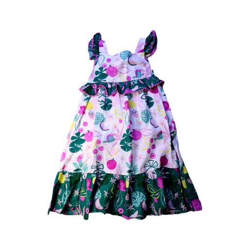 A Multicolour Sleeveless Dresses from Country Road in size 5T for girl. (Front View)