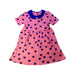 A Pink Short Sleeve Dresses from Mini Rodini in size 3T for girl. (Front View)