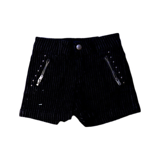 A Black Shorts from IKKS in size 6T for girl. (Front View)
