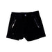 A Black Shorts from IKKS in size 6T for girl. (Front View)