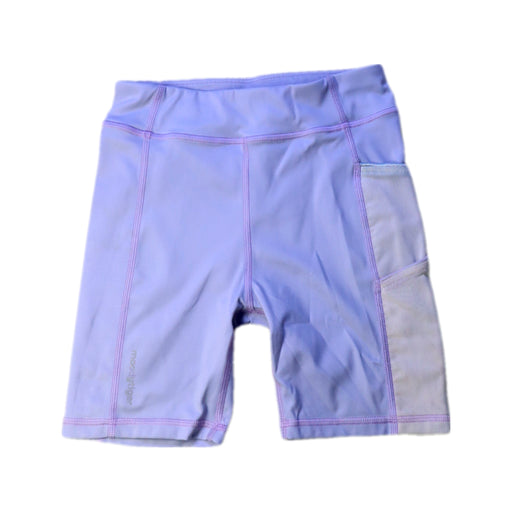 A Purple Active Shorts from Moody Tiger in size 5T for girl. (Front View)