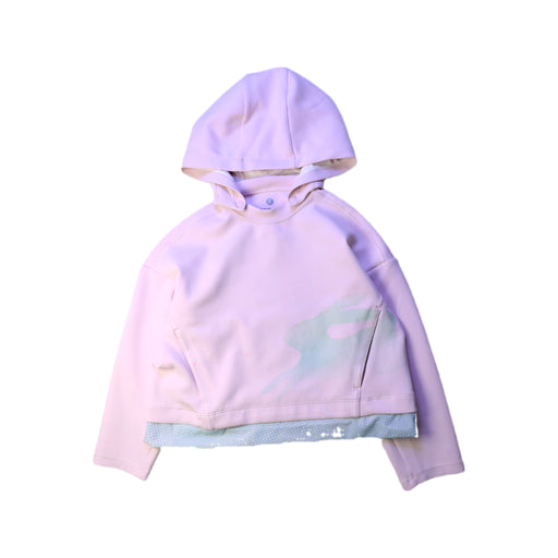 A Pink Lightweight Jackets from Moody Tiger in size 4T for girl. (Front View)