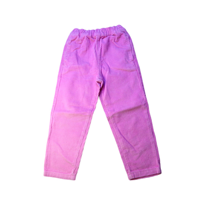 A Pink Casual Pants from Seed in size 6T for girl. (Front View)