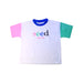 A White Short Sleeve T Shirts from Seed in size 3T for boy. (Front View)
