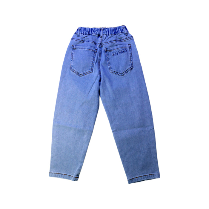 A Blue Jeans from Balabala in size 5T for girl. (Back View)