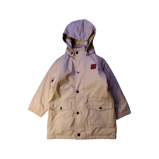 A Beige Coats from Kuling in size 18-24M for neutral. (Front View)