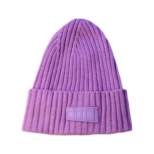 A Purple Beanies from Molo in size 5T for neutral. (Front View)
