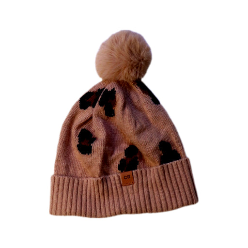 A Beige Winter Hats from Country Road in size 4T for neutral. (Front View)