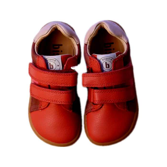 A Red Sneakers from Bisgaard in size 4T for neutral. (Back View)