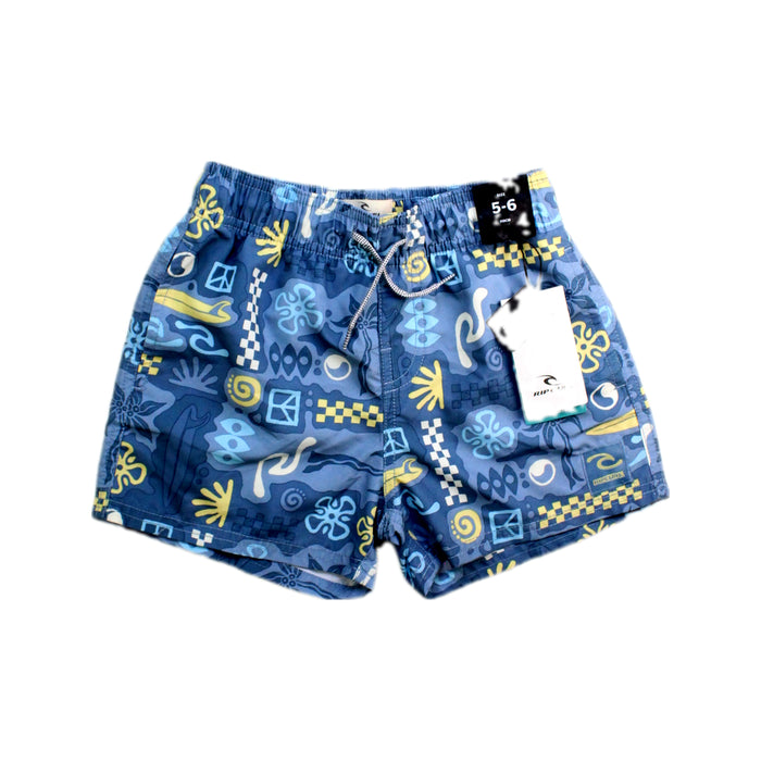 A Blue Swim Shorts from Rip Curl in size 5T for boy. (Front View)