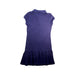 A Navy Short Sleeve Dresses from Ralph Lauren in size 10Y for girl. (Back View)