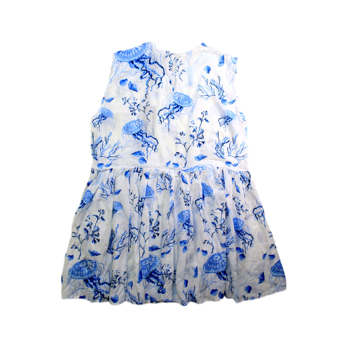 A Blue Sleeveless Dresses from Vilebrequin in size 8Y for girl. (Back View)