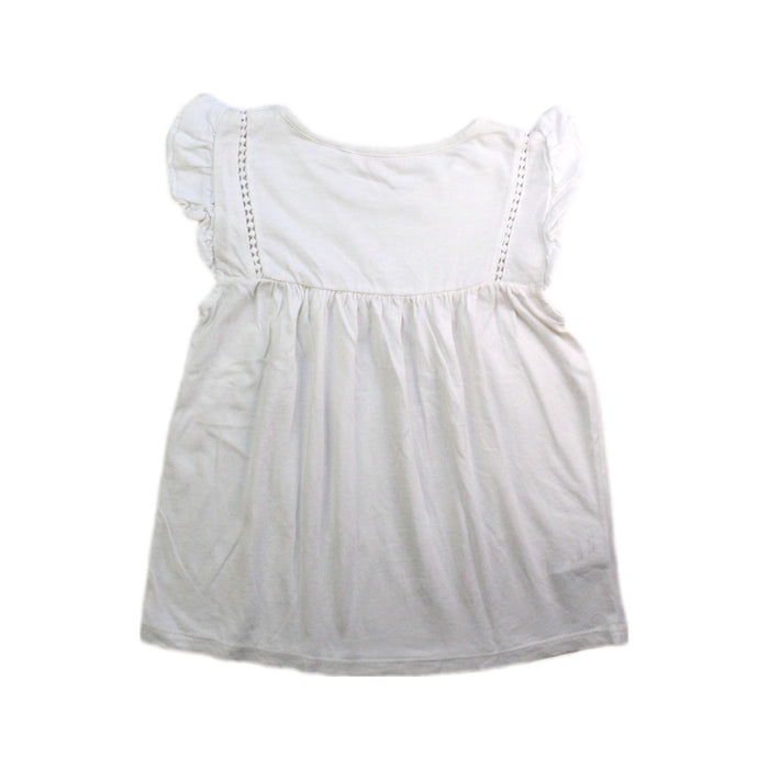A White Sleeveless Tops from Country Road in size 4T for girl. (Back View)