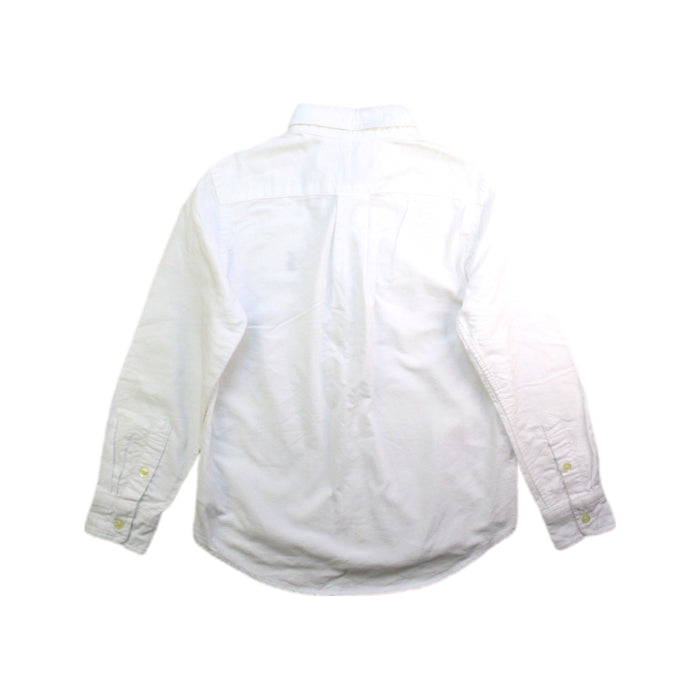 A White Long Sleeve Shirts from Ralph Lauren in size 8Y for boy. (Back View)