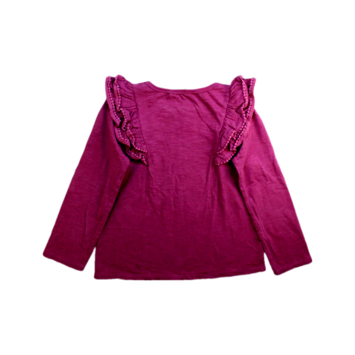 A Purple Long Sleeve Tops from Country Road in size 4T for girl. (Back View)