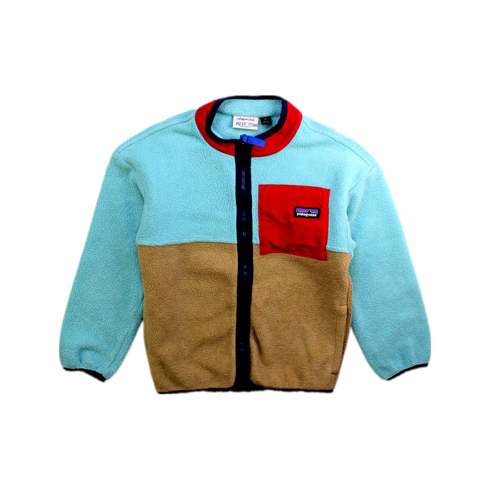 A Beige Lightweight Jackets from Patagonia in size 5T for neutral. (Front View)