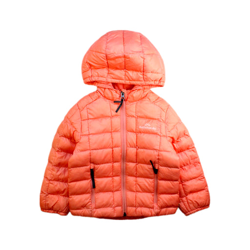 A Orange Puffer/Quilted Coats & Outerwear from Kathmandu in size 4T for girl. (Front View)