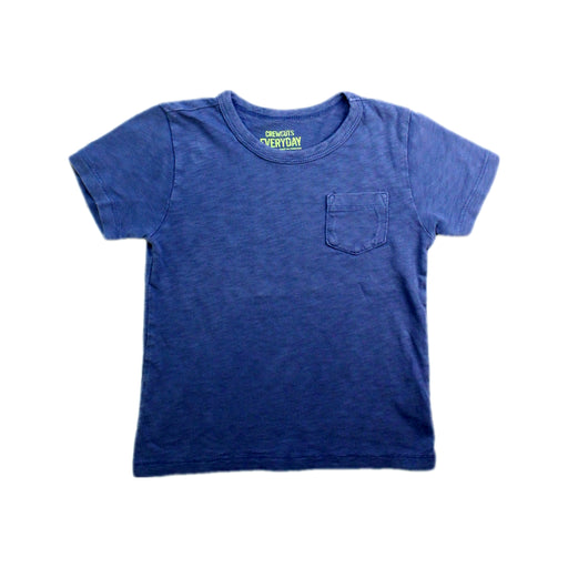 A Blue Short Sleeve T Shirts from Crewcuts in size 3T for boy. (Front View)