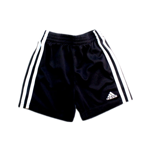 A Black Shorts from Adidas in size 3T for boy. (Front View)