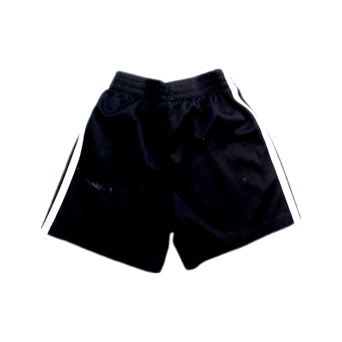 A Black Shorts from Adidas in size 3T for boy. (Back View)