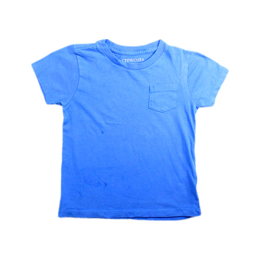 A Blue Short Sleeve T Shirts from Crewcuts in size 3T for boy. (Front View)