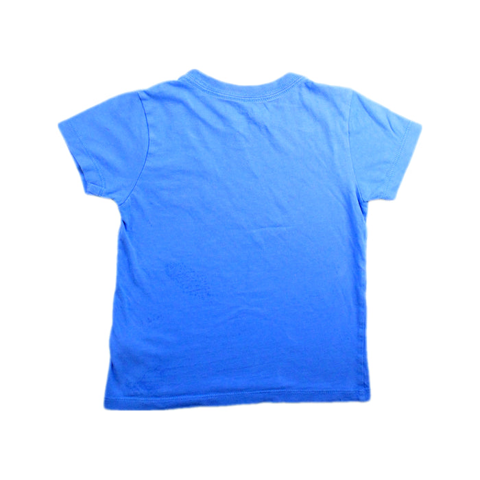 A Blue Short Sleeve T Shirts from Crewcuts in size 3T for boy. (Back View)