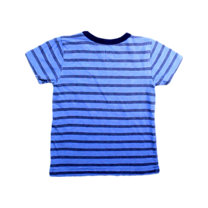 A Blue Short Sleeve T Shirts from Crewcuts in size 3T for boy. (Back View)
