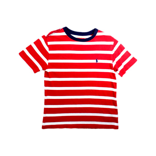 A Red Short Sleeve T Shirts from Polo Ralph Lauren in size 8Y for boy. (Front View)